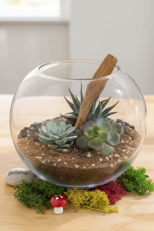DIY Succulent Terrarium Kit