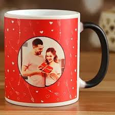 Personalized couple photos mug