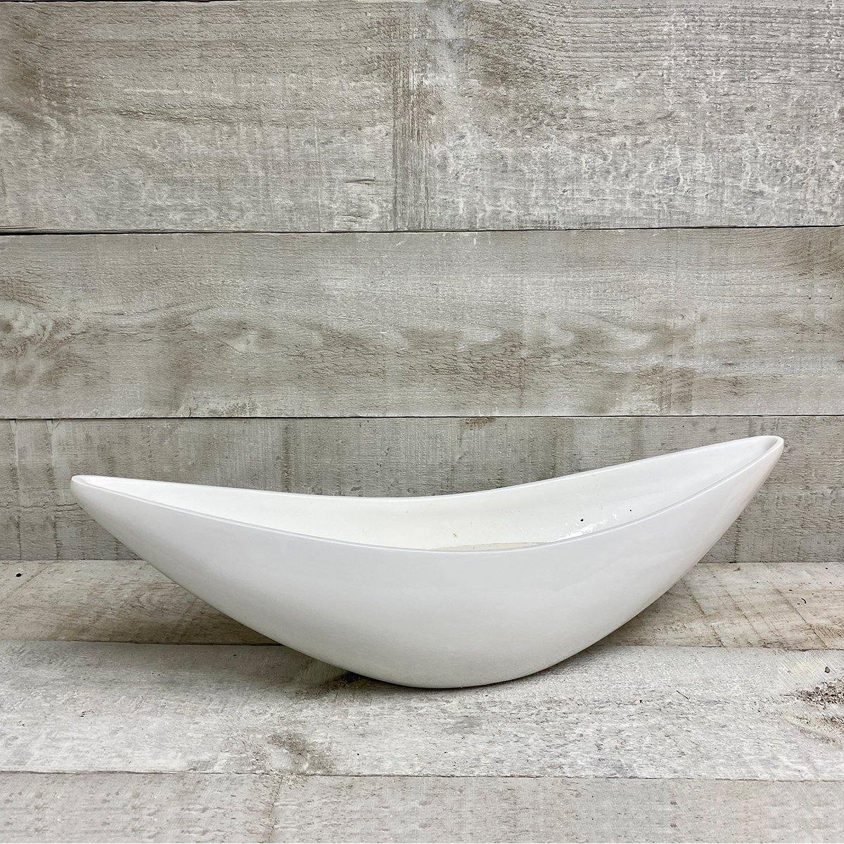 White Ship Planter - Geoponics Inc