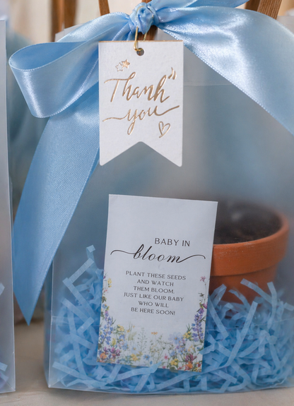 Baby Shower Seed Favor Kit – “Baby in Bloom” Gift Set