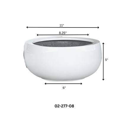 Polystone Low Round Bowl