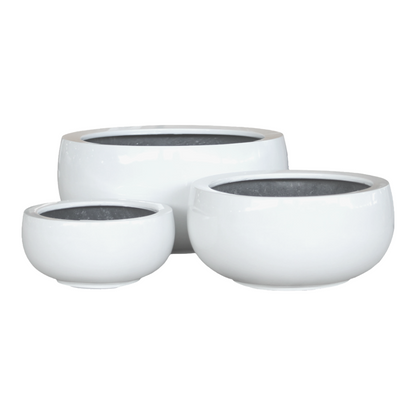 Polystone Low Round Bowl