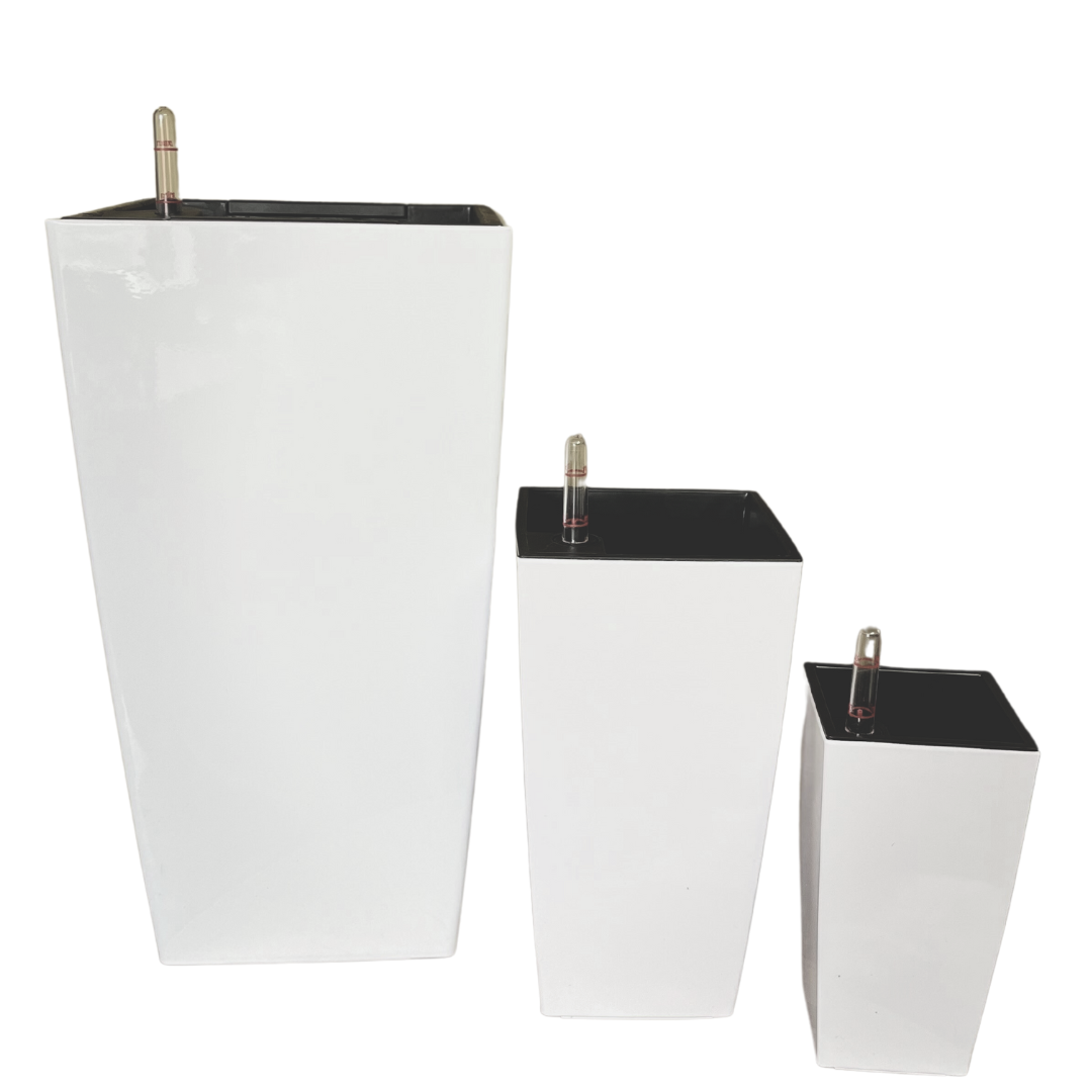 Self-Watering Tapered Square Planter
