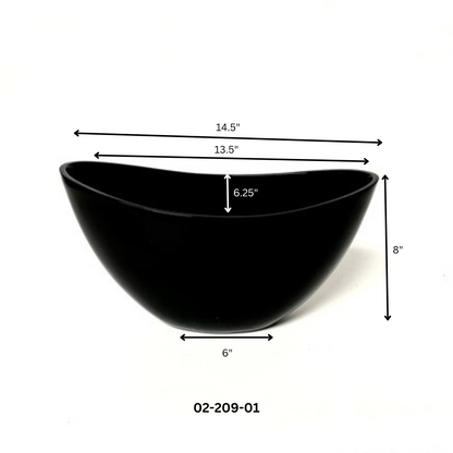 Polystone High Oval Pot
