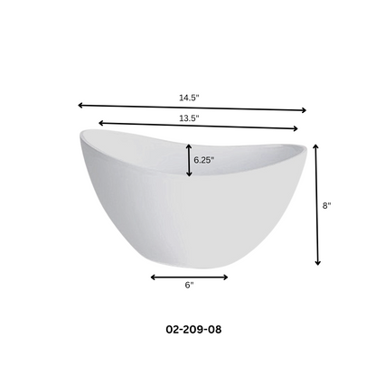 Polystone High Oval Pot