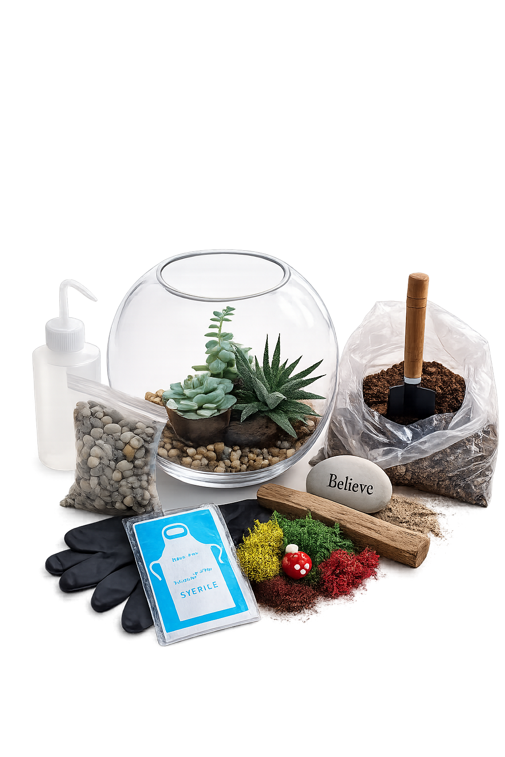 DIY Succulent Terrarium Kit
