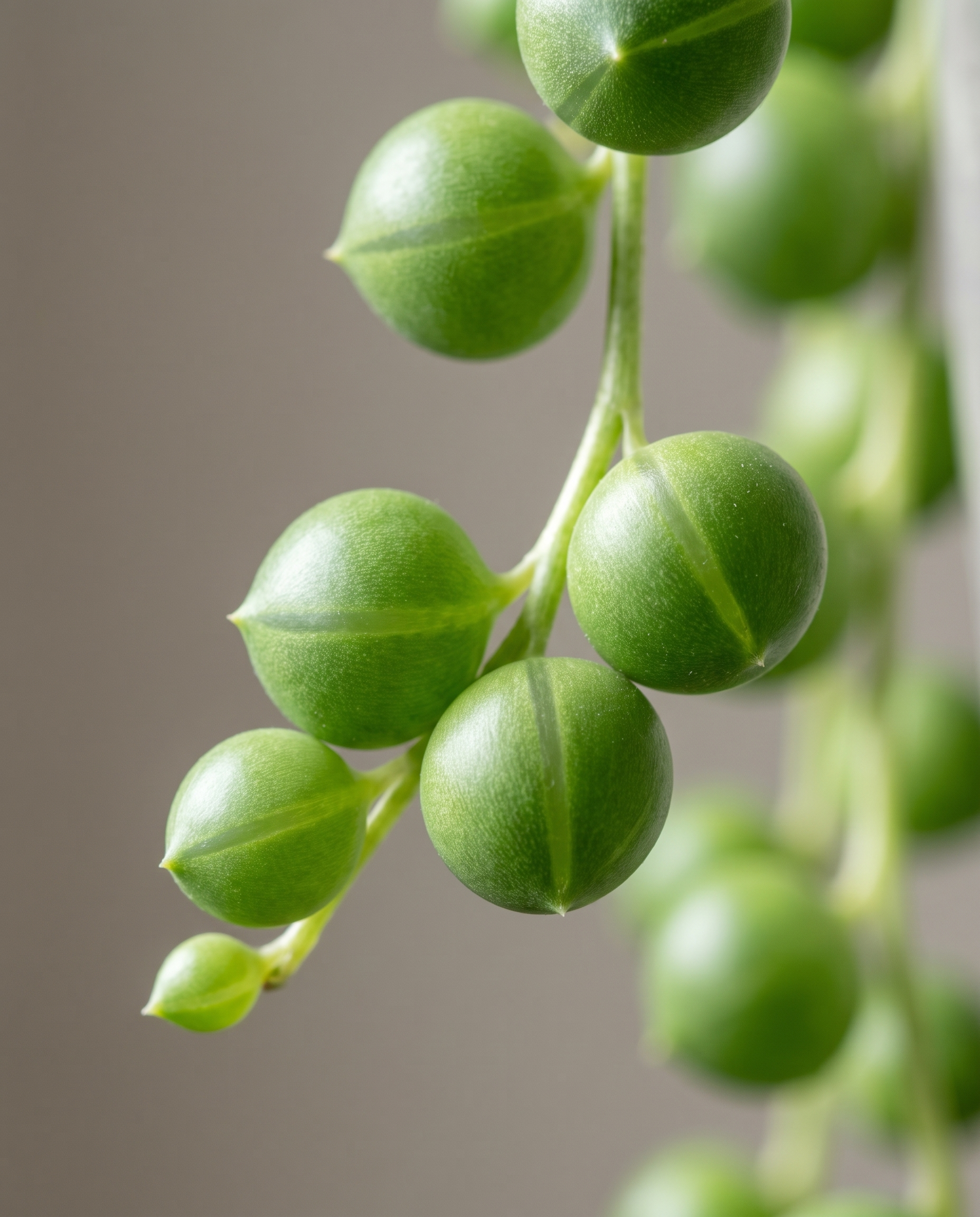 String of pearls, close-up