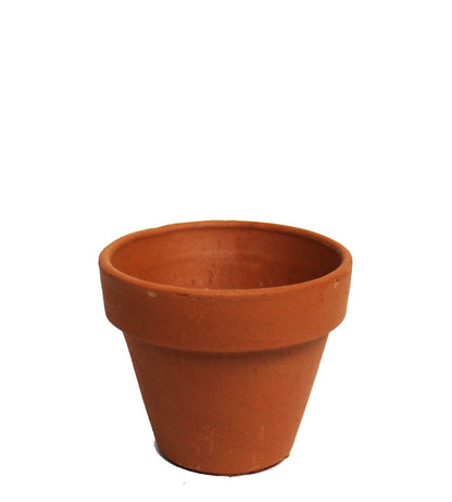 Italian Terra Cotta Clay Planters (2.5" - 12") - Geoponics Inc